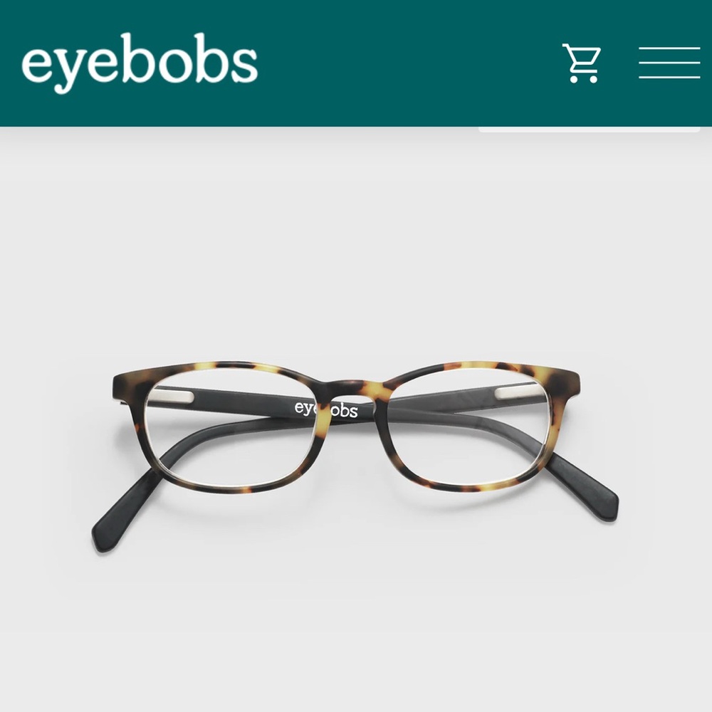 Eyebobs brand readers w +1.00 Rx